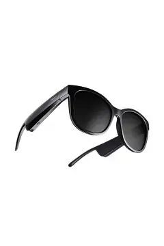 BOSE | Soprano Over-Ear Wireless Audio Sunglass with Mic (Bluetooth 5.1, Rechargeable Battery) Black | 851337-0100