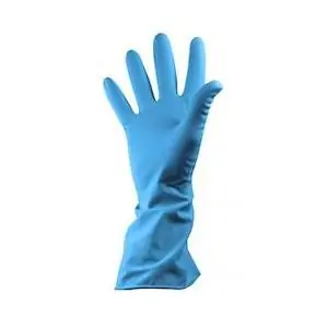SHIELD | Latex Rubber Re-usable Gloves Blue | 1DS300