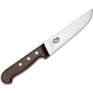 VICTORINOX | Cutlery Rosewood Handle Broadblade Butcher Knife | 5.5200.18