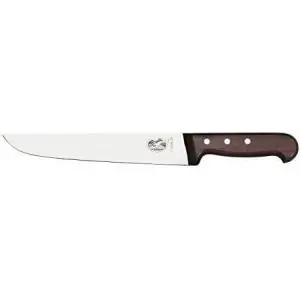 VICTORINOX | Cutlery Rosewood Handle Broad blade Butcher Knife 31cm | 5.5200.31