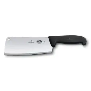 VICTORINOX | Cutlery Pro Kitchen Cleaver with 7.1 Inch Blade and Black Fibrox Handle | 5.4003.18