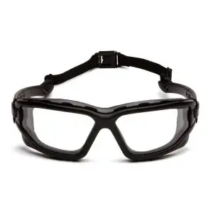 PYRAMEX | I-Force Safety Glasses Black Frame with Clear Anti-Fog Lens 48 g | SB7010SDT