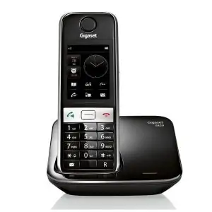 GIGASET | Cordless Phone Touch Screen Black| S820 