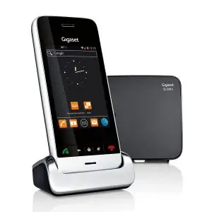 GIGASET | Cordless Android Land line Phone with Touch Screen Display Black | S30852-H2311-L101