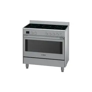 BOSCH | Serie 8 Electric Range Cooker 70 Kg 90 cm Stainless Steel l HCB738357M