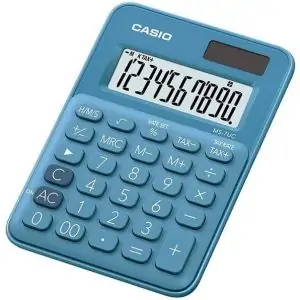 CASIO | Mini Desk Calculator 4.54g Blue | MS-7UC-BU-N-DC