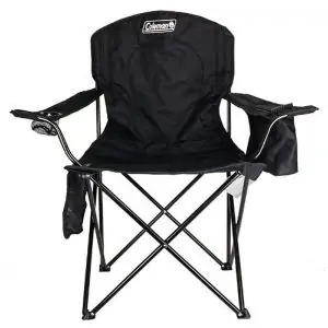 COLEMAN | Outdoor Foldable Camping Chair Cooler Quad Black | 2000032007