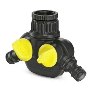 KARCHER | Garden Hose 2-Way Distributor with 2 Independent Water Connections | 2.645-199.0