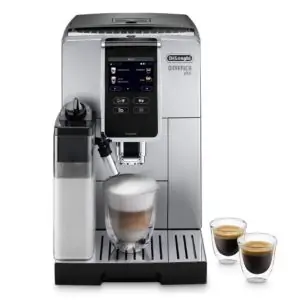 DELONGHI | Dinamica Plus Fully Automatic Espresso Coffee Machine Silver Black | ECAM370.85.SB
