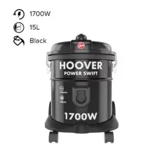 HOOVER | Power Swift Drum Vacuum Cleaner 15L 1700W Black | HT85-T0-ME