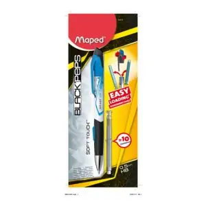 MAPED | Mech Pencil 0.5mm Blackpeps Reload+Lead Bl | MD-560012