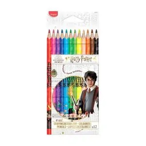 MAPED | Harry Potter Design Colored Pencils Multicolor MD-832053 12 Pieces | MD-832053