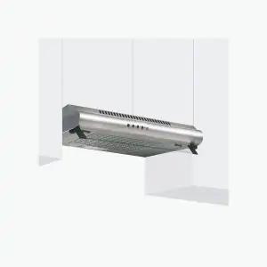 GLEM GAS | Stainless Steel Traditional Cooker Hood 60 Cm | GHC65IX