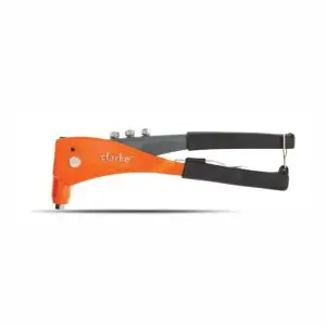 CLARKE | Hand Riveting Plier Orange Color 2.4mm to 4.8mm Rivet Size with Non Slip Black Gripped handle | RPC
