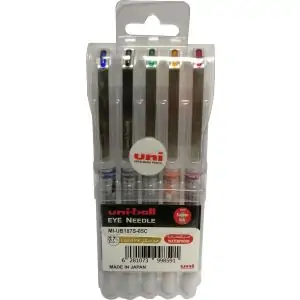 UNIBALL | Eye Needle Roller Pen 0.7mm 5Pc | MI-UB187S-05C