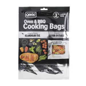 SUPREME | BBQ Accessories Aluminum Foil Cooking Bag 3Pcs  | QBAG