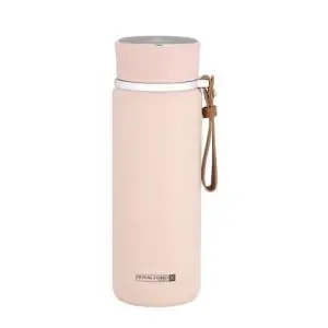 ROYALFORD | Stainless Steel Vacuum Sports Bottle, 450ml Water Bottle Assorted Colors - Double Wall Vacuum Insulation | Keep Drinks Hot Or Cold For Hours | Silicon Handle | Leak-Proof Lid | RF10984