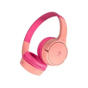 BELKIN | SOUNDFORM™ Mini Wireless On-Ear Headphones for Kids Pink | AUD002btPK