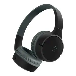 BELKIN | Soundform Mini Kids On-Ear Wireless Headphones - Black | AUD002btBK